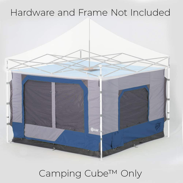 E-Z up Camping Cube 6.4, Converts 10' Straight Leg Canopy into