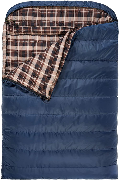 TETON Sports Mammoth Queen-Size Double Sleeping Bag; Warm and