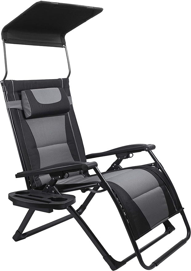 Oversize Recliner Folding Chair for Camping Patio Outdoors Zero