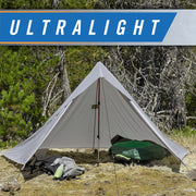 Aqua Quest Guide Tarp - 100% Waterproof Ultralight Ripstop Silnylon Backpacking Rain Fly - 10X7, 10X10, 13X10, 15X15, or 20X13 Ft Forester Green, Olive Drab or Stealth Gray