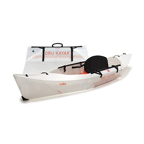 Oru Kayak Lake Starter Bundle | Incl. Foldable Kayak, Paddle, Pack, Float Bags, Bottle - Lightweight, Portable - Lake & River Kayak - Beginner, Intermediate - Kayak Size: 9 x 32 in, 17Lbs