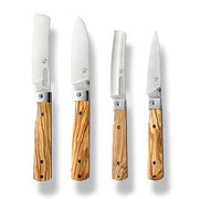 SENBON 440A stainless steel 4 piece pocket folding knife combination set