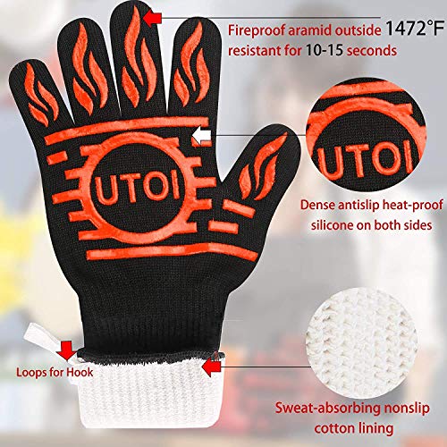 Oven Glove Heat Protection 15 inch Extra Long - One Glove