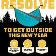Wise Owl Outfitters Camping Hammock - Camping Accessories Single or Double Hammock for Outdoor, Travel Hammock Indoor w/Tree Straps
