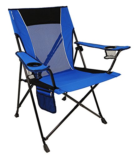 Kijaro Camping Chair, Dual Lock Feature, Arm Rest|Cushion Availability|Fol, Metal, Maldives Blue