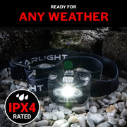 GearLight LED Head Lamp - Father's Day Gifts for Dad - Pack of 2 Outdoor Camping Headlamps w/Adjustable Headband for Adults and Kids - Hiking & Camping Gifts for Men, Husband, Dad - S500