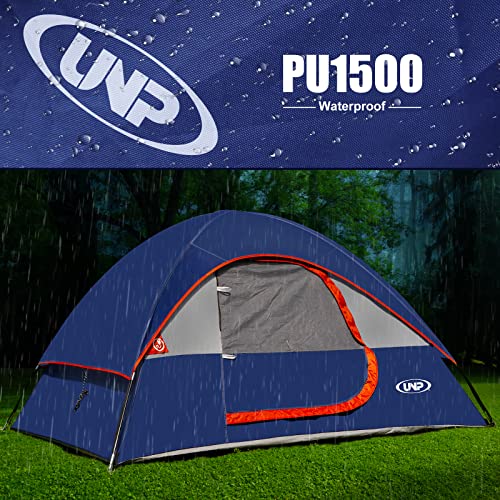 Camping Tent 2 Person, Waterproof Windproof Tent with