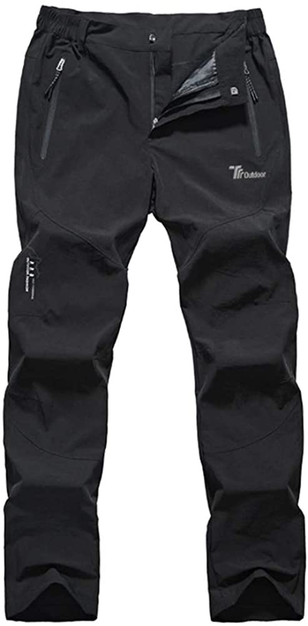 JHMORP Women's Hiking Pants Lightweight Quick Dry Water Resistant Outdoor  Sport Work Rain Pants with Zipper Pockets (Black,CA XS) : :  Clothing, Shoes & Accessories