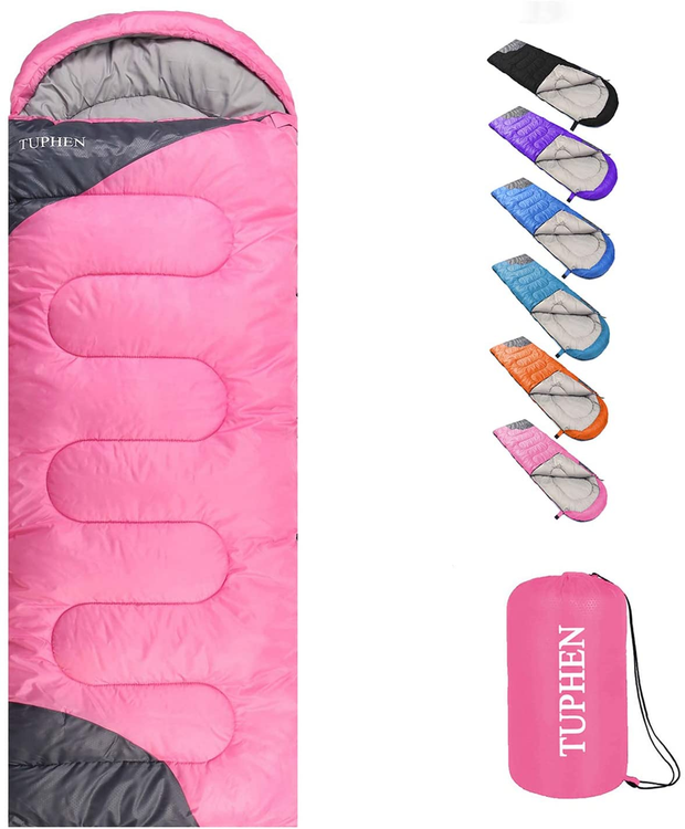 Camping Sleeping Bags for Adults Boys and Girls - Compact Sleeping