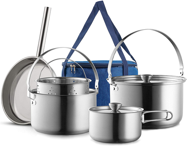 OXO and REI's outdoor cookware cookware line is designed for camping