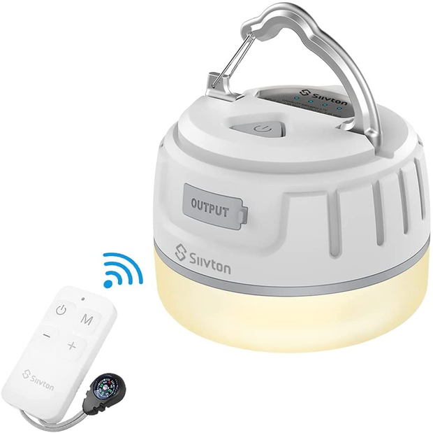 Siivton Camping Lights, Rechargeable Camping Lantern with Remote