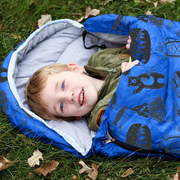 ANJ Outdoors 32 F Youth and Kids Sleeping Bag | Indoor/Outdoor Boys and Girls Sleeping Bag | Mummy Style, Lightweight Sleeping Bag for Kids