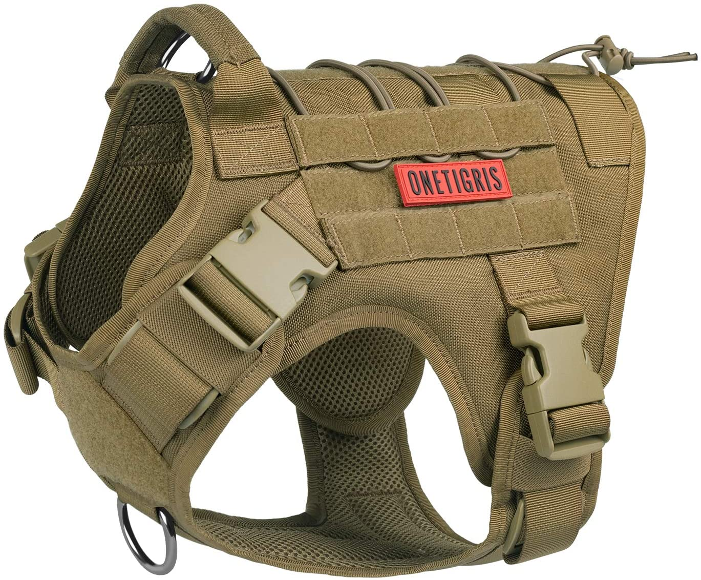 Tactical Dog Harness Vest with Handle, Military Dog Harness for Large – USA  Camp Gear