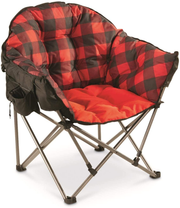 Guide Gear Oversized Club Camp Chair, 500-Lb. Capacity, Red Plaid