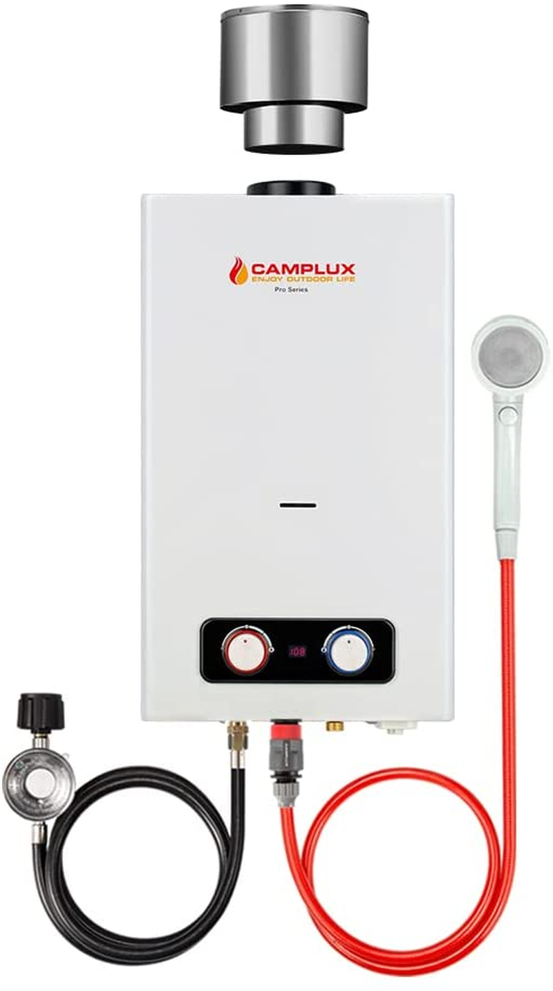 Camplux 10L 2.64 GPM High Capacity Tankless Natural Gas