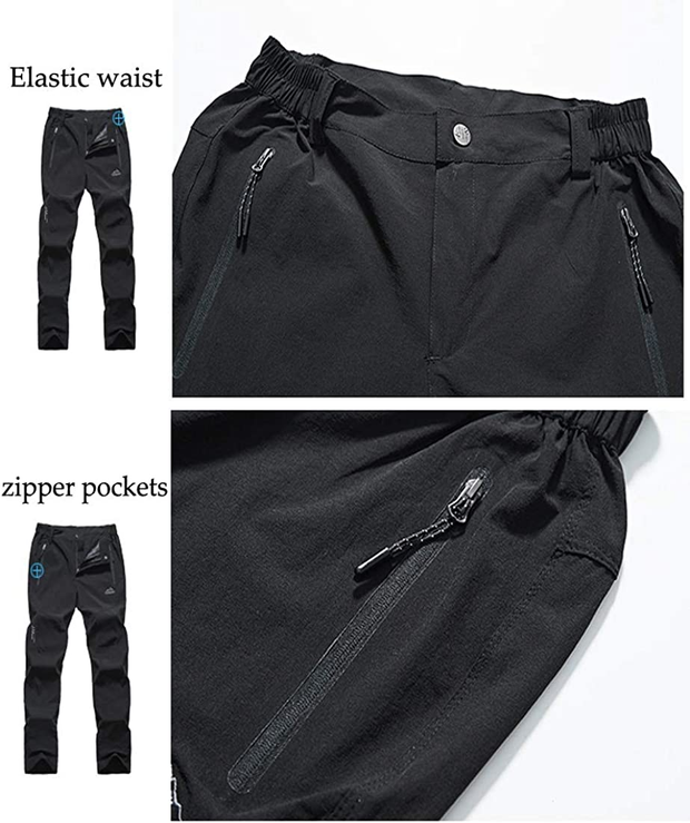 Rdruko Women'S Outdoor Lightweight Quick Dry Sportswear Water Resistant Hiking Pants with Pockets