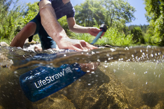 LifeStraw Go 22oz Water Filter Bottle for Hiking, Camping, Travel,  Survival, and Everyday Use 