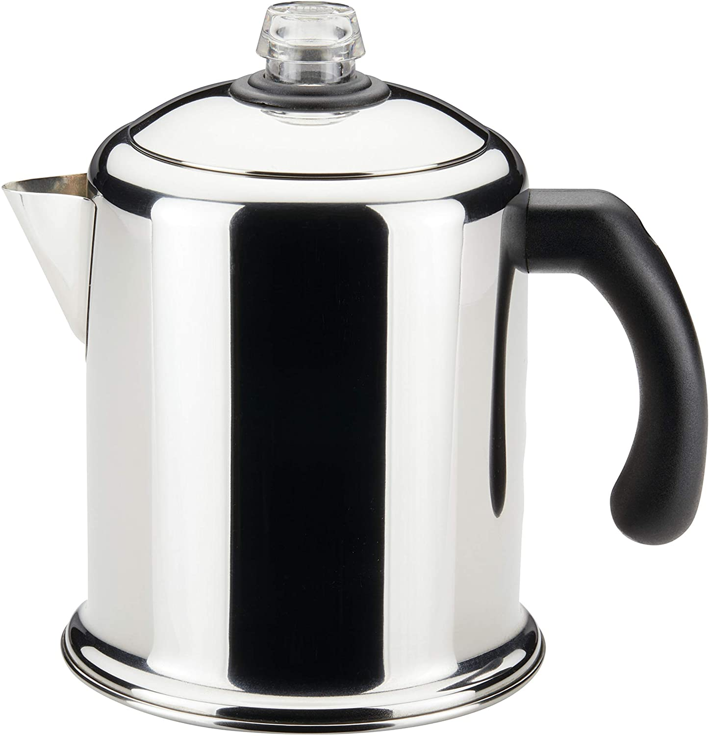 Farberware super fast coffee pot. Percolated coffee is the best