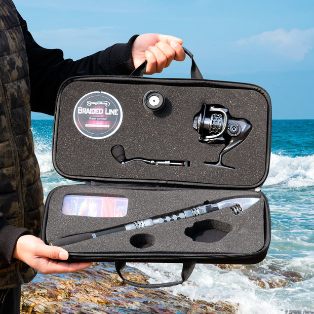 Telescopic Freshwater Fishing Rods Portable, Travel Friendly