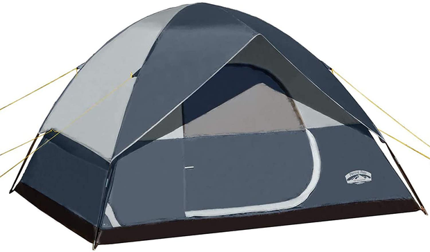 Pacific Pass 2/4/6 Person Family Dome Tent with Removable Rain Fly, Easy  Setu