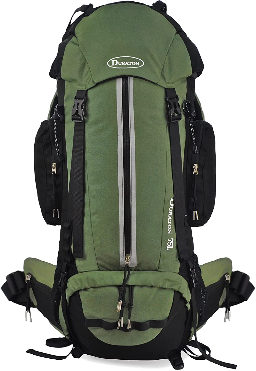 Duraton 75 ltr. Backpacking Backpack, Green, Adult Unisex, Size: 75 Liters