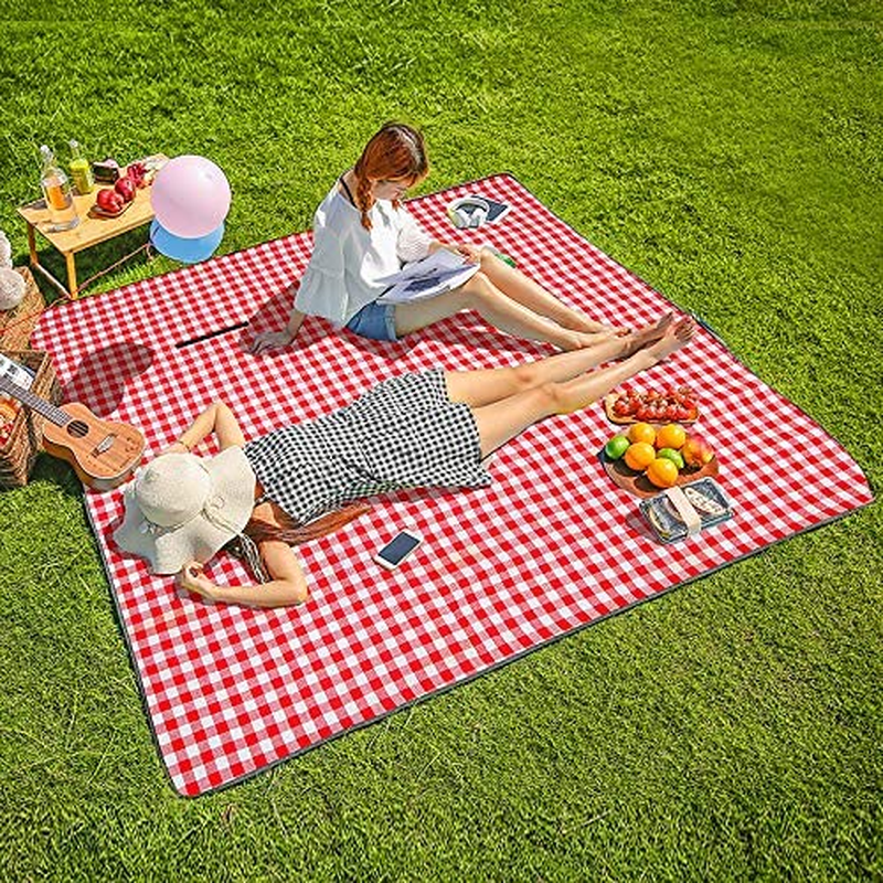 Extra Large Picnic & Outdoor Blanket Dual Layers for Outdoor good Water-Resistant