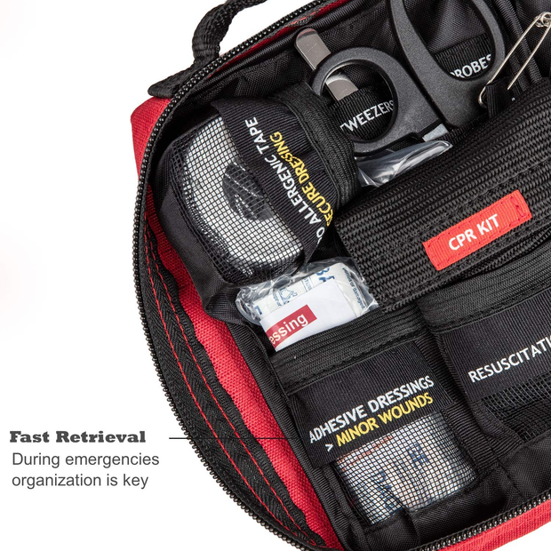 Surviveware Comprehensive Premium First Aid Kit Emergency Medical