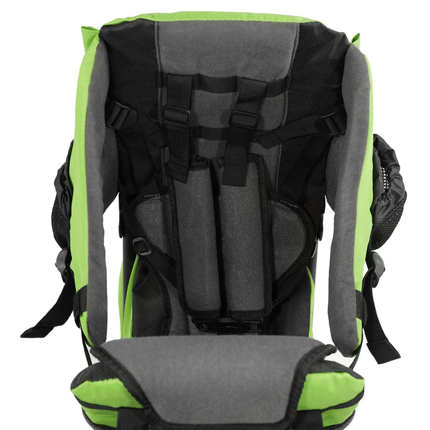 Clevrplus Cross Country Baby Backpack Hiking Child Carrier Toddler Green