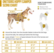 Onetigris Dog Pack Hound Travel Camping Hiking Backpack Saddle Bag Rucksack for Medium & Large Dog