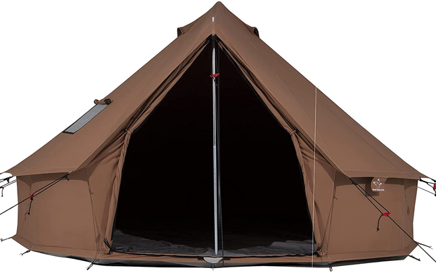 WHITEDUCK Regatta Canvas Bell Tent - W/Stove Jack, Waterproof, 4 Season Luxury Outdoor Camping and Glamping Yurt Tent Made from Breathable 100% Cotton Canvas