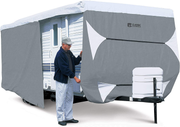 Classic Accessories over Drive Polypro3 Deluxe Travel Trailer Cover or Toy Hauler Cover, Fits 38' - 40' Rvs (80-357-223101-RT) , Grey