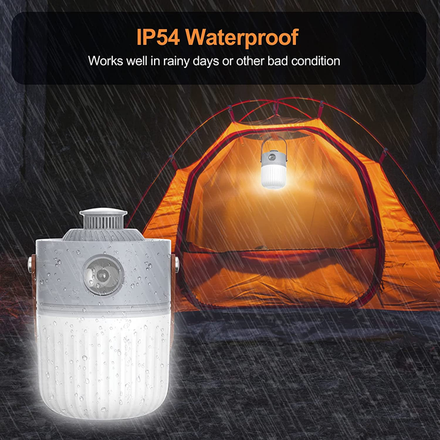 Unique U Camping Lantern Rechargeable, 6 Color LED Camping Light, Waterproof Portable Tent Lantern Light, 1200LM Lantern Flashlight for Hurricane, Emergency, Hiking, Fishing, Nighting