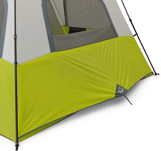 CORE 12 Person Instant Cabin Tent | 3 Room Tent for Family with Storage Pockets for Camping Accessories | Portable Large Pop up Tent for 2 Minute Camp Setup