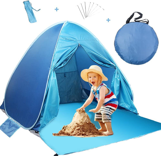 Beach Tent, Youth Beach Shade, anti UV Portable Tent – USA Camp Gear
