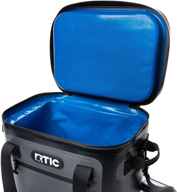 RTIC Soft Cooler 20 Can, Insulated Bag Portable Ice Chest Box for
